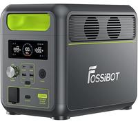 FOSSiBOT F1200 Estación de Energía Portátil, Generador Solar LiFePO4 de 1024 Wh con 2 salidas de 1200 W CA(1200 W (2400 W) CA), batería de 0-100% en 45 min, ideal para camping,caravaning,apagones