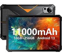 FOSSiBOT DT1 Tablets PC Robusta 10.4''FHD+ 2k, 11000mAh Tablet Android 13, 16GB RAM + 256GB ROM (1TB expandible),Rugged Tablet Impermeable IP68/IP69K, Dual SIM 4G LTE, telecámara 48MP PDAF, WiFi/OTG