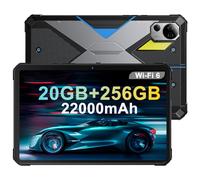FOSSiBOT DT2 Tablet Rugerizada, 20(12+8) GB+256GB (2TB Extend), 22000mAh 66W, 10.4'' 2K FHD+, 64MP+32MP, Helio G99 Octa-Core 2.2Ghz, IP68/IP69K Android 13 Rugged Tablet/WiFi6/Dual SIM 4G/Face ID/OTG