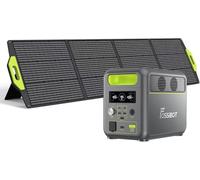 FOSSiBOT Estacion de energia portatil F1200,1024Wh LiFePO4,con 2 Salidas AC de 1200W(Power Lifting 2400W),100W Typ-C, Carga Rápida de 49min.de 0-80%,Generador Solar para hogar/caravanasa/campada