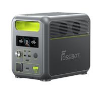 FOSSiBOT Estación de energía portátil F1200: 1024Wh LiFePO4 solargenerador salidas 1200 W (pico de 2400 W), salida USB-C de 100 W, generador solar para caravana/campamento/hogar (F1200)