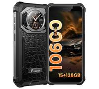FOSSiBOT F101 Pro - Teléfono Móvil Sin Contrato, Pantalla Dual de 15 GB (8+7) + 128 GB/1 TB, Batería de 10600 mAh, Pantalla HD de 5,45 Pulgadas, Cámara de 24 MP, Android 13 Outdoor Smartphone