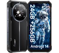 FOSSiBOT F109 5G Móvil Robusto,10600mAh, Teléfono móviles Resistente,Android 14, Pantalla Doble 6,745" FHD+, 20GB RAM + 256 GB ROM/2TB TF Card,IP68/69K, Dual 5G,NFC,OTG,GPS