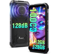 FOSSiBOT F110L 10000mAh Android 15 Teléfono Irrompible, 128dB Super Altavoz Móvil Resistente, 12GB+128GB/1To Movil Todoterreno, 6.745" Pantalla, Cámara 50MP, Dual SIM/OTG/IP68/69K Smartphone