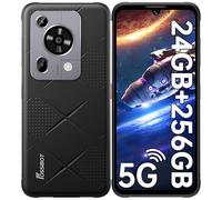 FOSSiBOT F112 Pro Móvil Irrompible 5G, 24GB + 256GB/TF 1TB Móvil Todoterreno, 6.88” HD+ Movil Resistente, Android 14, Cámara 50MP+16MP, 7150mAh Batería, Dual SIM/NFC/OTG/GPS/Face ID/Fingerprint