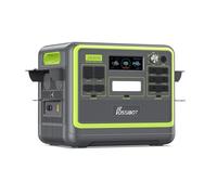 FOSSiBOT F2400 Estacion de Energia Portatil, Batería LiFePO4 de 2048Wh, Carga del 80% en 1,5 Horas, Salida de 2400W CA (4800W Pico), Generador Solar Portatil para Camping, Viajes