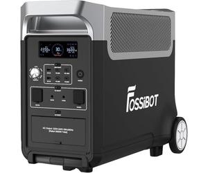 FOSSiBOT F3600 Pro Estacion de Energia Portatil, Batería LiFePO4 de 3840 WH, Ampliable hasta 11,52 kwh, Salida de CA de 3600 W, Entrada Solar de 2000 W, Generador Solar Portatil el Acampada, Camping