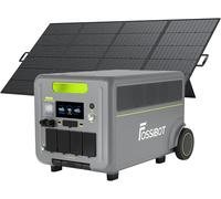 FOSSIBOT F7200 Estación Eléctrica Portátil 7200W con Panel Solar Portátil 420W, Batería LiFePO4 5.2-15.6kWh, Entrada AC+Solar 5200W Máx, UPS 3000W <10ms, Generador para Casa/Emergencia/RV nuevo