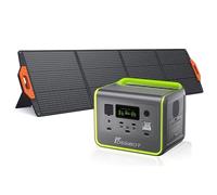 FOSSiBOT F800 Estacion de Energia Portatil, Panel Solar de 200W, Batería LiFePO4 de 512Wh, Salida de 800W CA (1600W Pico), Carga del 100% en 1,2 Horas, Generador Solar Portatil para Camping, Viajes.