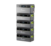 FOSSIBOT Kit Solar FBP1200 con 4 Baterías Expansión EVE® FBP1200-B, 9.79kWh Total (Ampliable a 39.1kWh), 10 Años Garantía, 2000W Solar y 1200W Red, Salida Isla 1200W, IP65, Plug&Play con App