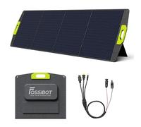 FOSSIBOT Panel solar portátil de 200 W, kit de panel solar plegable, módulo de eficiencia del 23,4% IP67, resistente al agua para camping, F1200 F2400 F3600, estación de energía portátil, generador