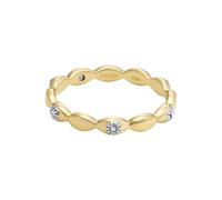 Fossil Anillo de mujer Sutton Oro Acero Inoxidable JF047967106 Acero Inoxidable Sin Gema, 52, Acero inoxidable, Sin piedras preciosas