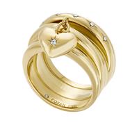 FOSSIL Anillo 'Sadie' oro / transparente 49-50 oro / transparente