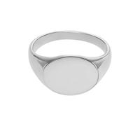 Fossil Anillo unisex de acero inoxidable plateado, JF0477404011, Acero inoxidable, Sin piedras preciosas