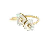 Fossil Anillos abiertos de acero inoxidable para mujer