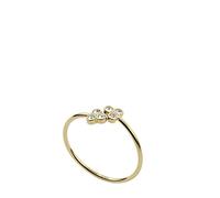 Fossil Anillo Para Mujer Sadie, Longitud: 20.40mm X 20.70mm (4/5In X 4/5In) Anillo De Acero Inoxidable Dorado, JF04114710