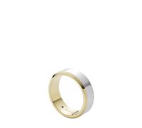 Fossil Anillos con banda de acero inoxidable para hombre