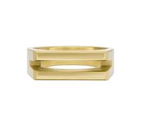 Fossil Anillos con banda de acero inoxidable para hombre