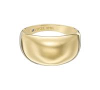 Fossil Anillos en acero inoxidable para mujer, Oro caramelo, 6, Caramel Gold