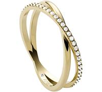 Fossil Anillos en capas de acero inoxidable para mujer