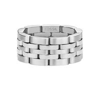 Fossil Arden - Anillo de acero inoxidable para hombre, Acero inoxidable, Sin piedras preciosas