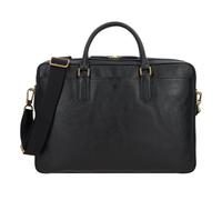 Fossil Bolso de hombre Asher, maletín de piel LiteHide™ negro, L: 40,6 cm, An: 8 cm, Al: 27,9 cm, MBG9614001