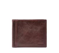 Fossil Bifold Flip ID Wallet Billetera, marrón, Taille Unique para Hombre