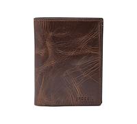 Fossil Billetera para hombre Derrick, 100% Piel Billetera marrón oscuro 10 cm L x 2,5 cm A x 13 cm A ML3686201