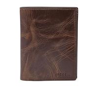 Fossil Billetera para hombre Derrick, 100% Piel Billetera marrón oscuro 10 cm L x 2,5 cm A x 13 cm A ML3686201