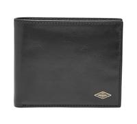 Fossil Billetero para hombre Ryan, Billetero de piel negro 11.4 cm largo x 2.5 cm ancho x 9.5 cm alto ML3736001