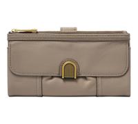 Fossil Billetero para Mujer Cora, cartera de piel gris piedra 19.7cm largo x 2.5cm ancho x 10.7cm alto SL6464788
