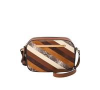 Fossil Bolsa para mujer - Bolsa para cámara Liza de piel ecológica ZB1835888 - 20,3 cm de largo x 6,4 cm de ancho x 14 cm de alto, rayas, 20.3 cm L x 6.4 cm W x 14 cm H