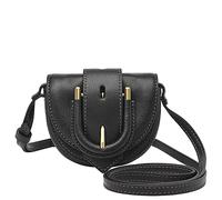 Fossil Bolso bandolera Harwell para mujer, 10.8 L x 3.4 W x 7 cm H, Negro, 10.8 cm L x 3.4 cm W x 7 cm H