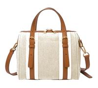 FOSSIL bolso de bandolera Carlie Satchel Natural Brown
