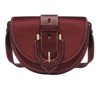 Fossil bolso de mujer Harwell, Bolso crossbody pequeño con solapa en piel repujada efecto lagarto, Largo: 16,5 cm, Ancho: 5,1 cm, Alto: 11,4 cm, ZB1939243