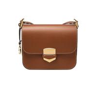 Fossil Bolso de mujer Lennox, bandolera en piel de vacuno lisa, marrón, ancho: 20,3 cm, largo: 5,7 cm, alto: 17,1 cm, ZB1924200