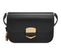 Fossil bolso de mujer Lennox, piel de vaca lisa, pequeño Bolso de hombro con solapa, negro, L: 17,8 cm, A: 4,4 cm, A: 12,7 cm, ZB1926001