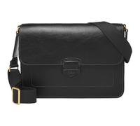 Fossil Bolso para hombre Lennox, LiteHide™ bandolera de piel negra, Largo: 35,6 cm, Ancho: 5,1 cm, Alto: 25,4 cm, MBG9613001