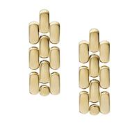 Fossil Boucles d'oreilles Arden en Acier inoxydable doré - JF04786710, Taille Unique, Acier inoxydable, Pas de gemme, Light Gold