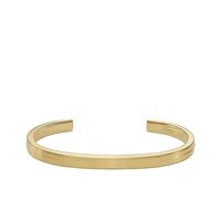 Fossil Brazalete abierto para hombre All Stacked Up de acero inoxidable en tono dorado, JF04557710