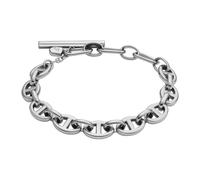Fossil - Brazalete de Cadena Heritage D-Link de Acero Inoxidable - Accessories - Mujer - Gris - ONE SIZE -