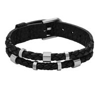 FOSSIL brazalete Leather Essentials Bracelet Black