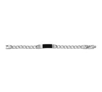 FOSSIL brazalete Textured Plaque Bracelet Silver