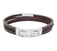 FOSSIL brazalete Vintage Casual Multi-Strand Leather Bracelet Black