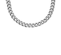 Fossil Cadena de acero inoxidable para Hombre 32025873, Length: 560mm, Width: 8.6mm, Acero inoxidable, No es una piedra preciosa, Tono Plateado