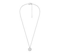 Fossil Ellis Mujer Collar de acero inoxidable tono plateado, JF04978040