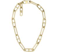 Fossil Collar de cadena de acero inoxidable con cierre de langosta para mujer