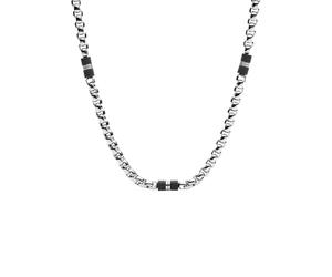 FOSSIL Cadena 'JF03314040' negro / plata One Size negro / plata