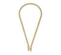 Fossil Carlie T-Bar JF04956710 - Collar de acero inoxidable dorado para mujer