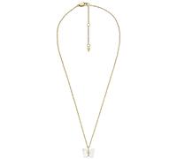 Fossil Collar colgante mariposa de acero inoxidable con cierre de langosta para mujer